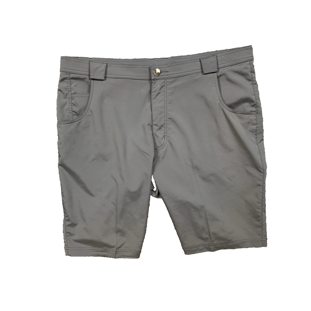 Straight Down Shorts Men 38 Graphite Grey Performance Hybrid Active Outdoor Golf